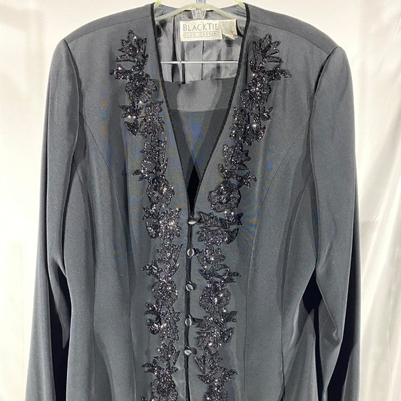 Jacket and Skirt - Black Tie Oleg Cassini - Picture 1 of 8
